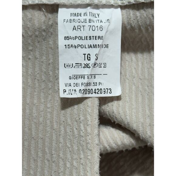 Vintage Made In Italy Tan Velour Corduroy Wide Leg Pants High Waist Sz 6 29"x30" - Picture 9 of 10